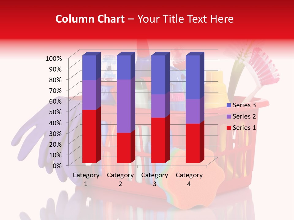 Cleaning Sponge Object PowerPoint Template