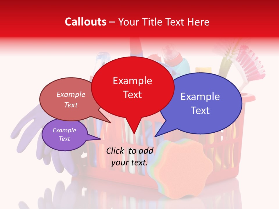 Cleaning Sponge Object PowerPoint Template