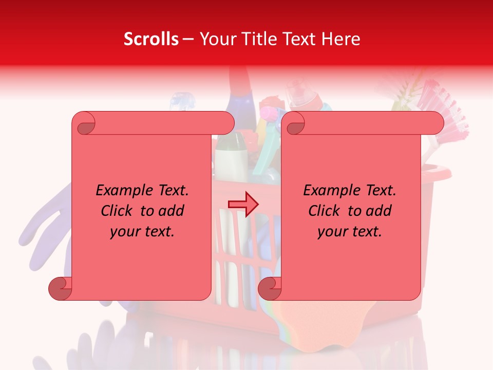 Cleaning Sponge Object PowerPoint Template