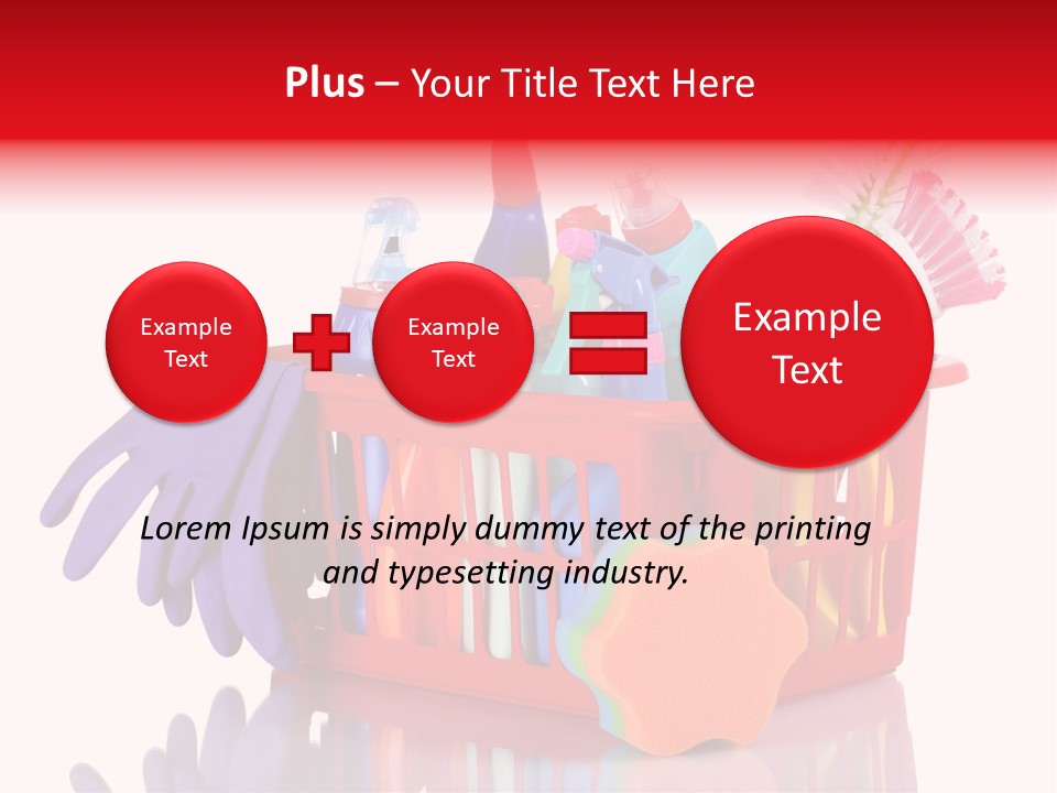 Cleaning Sponge Object PowerPoint Template