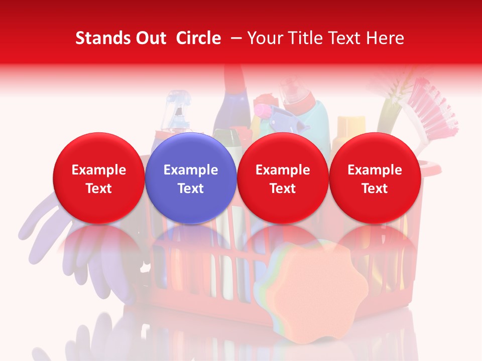 Cleaning Sponge Object PowerPoint Template