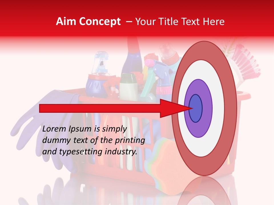 Cleaning Sponge Object PowerPoint Template