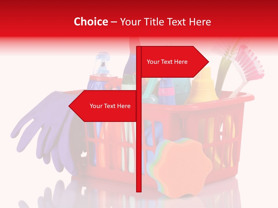 Cleaning Sponge Object PowerPoint Template