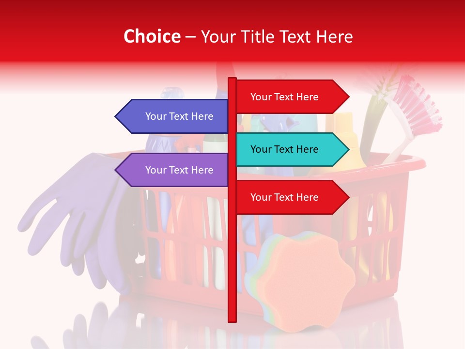 Cleaning Sponge Object PowerPoint Template
