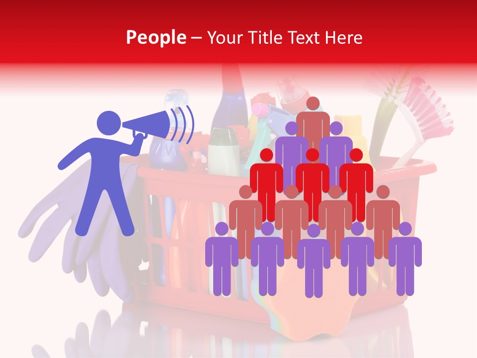 Cleaning Sponge Object PowerPoint Template