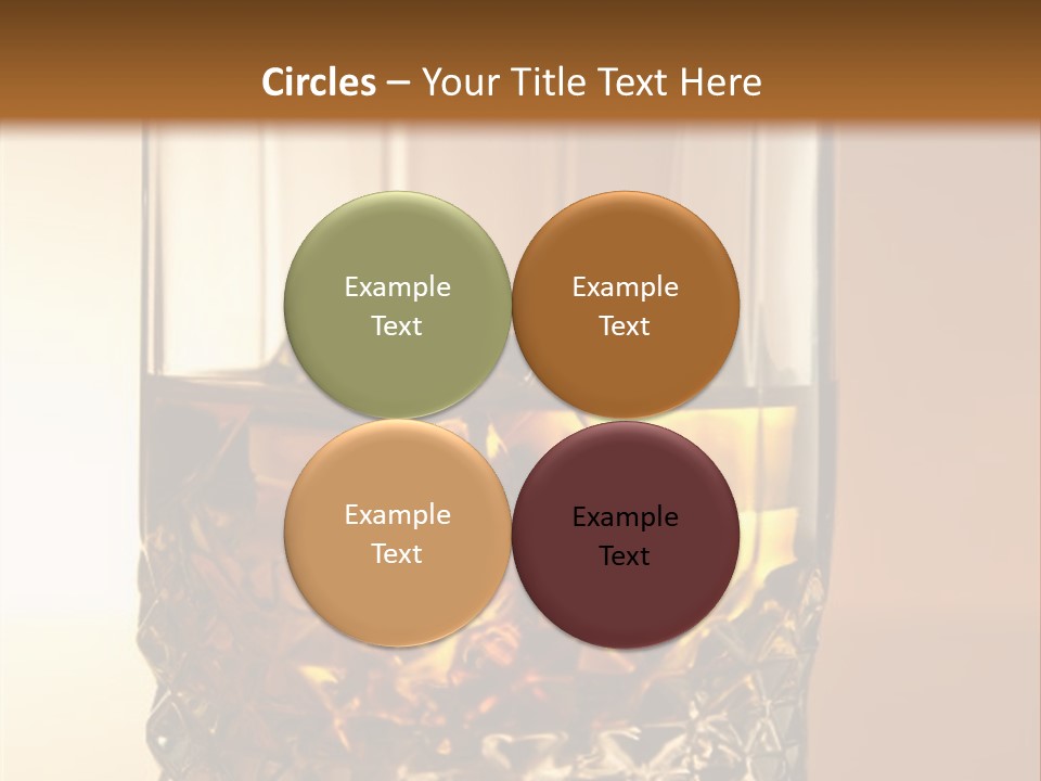 Liquor On The Rocks Bar PowerPoint Template