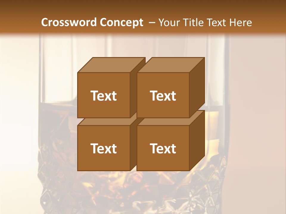 Liquor On The Rocks Bar PowerPoint Template