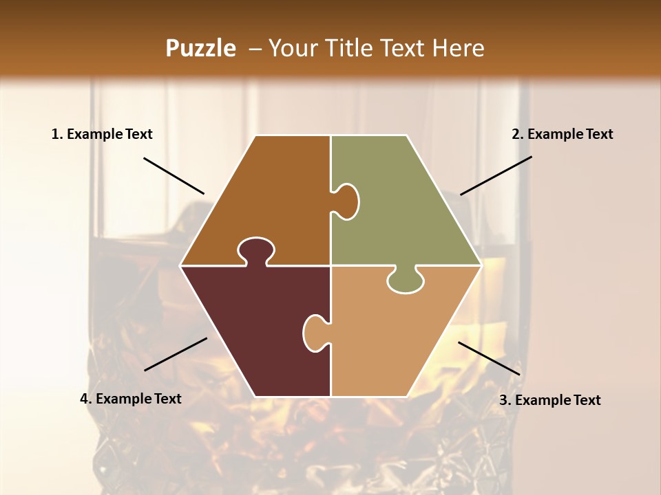 Liquor On The Rocks Bar PowerPoint Template