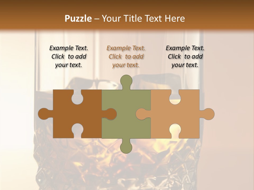 Liquor On The Rocks Bar PowerPoint Template