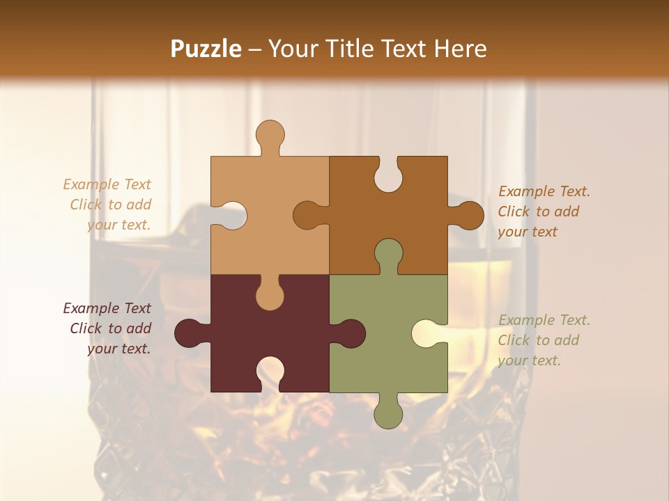 Liquor On The Rocks Bar PowerPoint Template