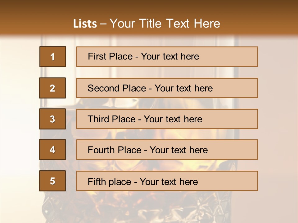 Liquor On The Rocks Bar PowerPoint Template