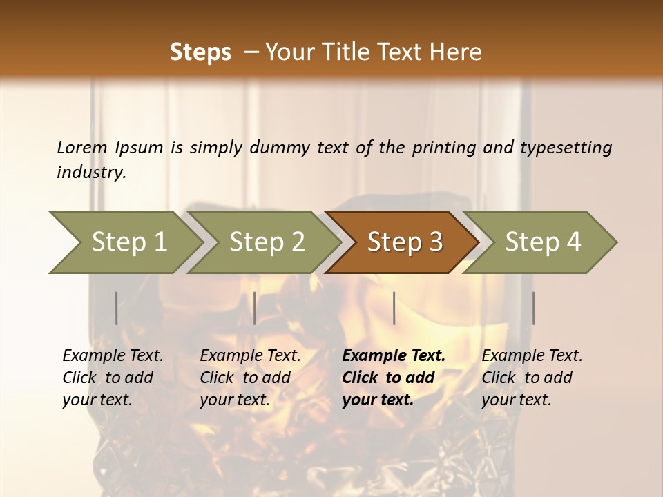 Liquor On The Rocks Bar PowerPoint Template
