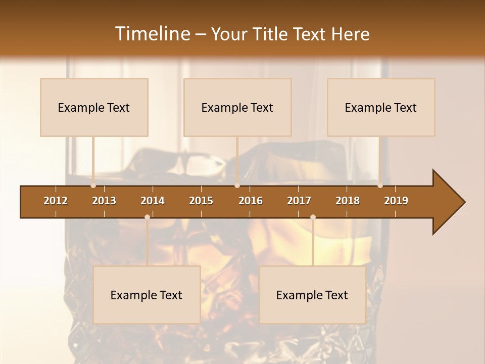 Liquor On The Rocks Bar PowerPoint Template