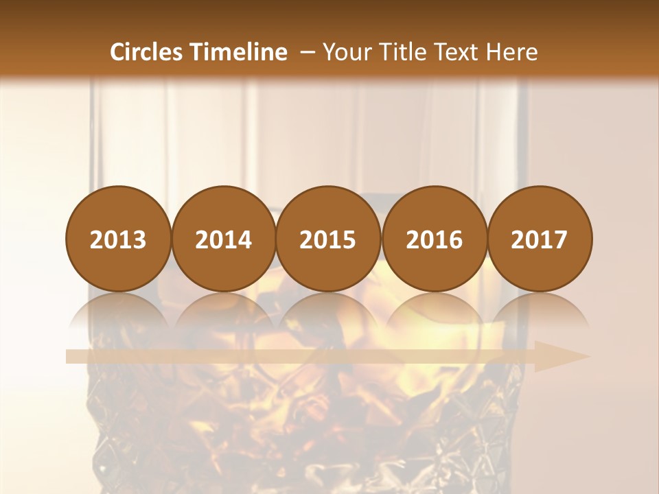 Liquor On The Rocks Bar PowerPoint Template