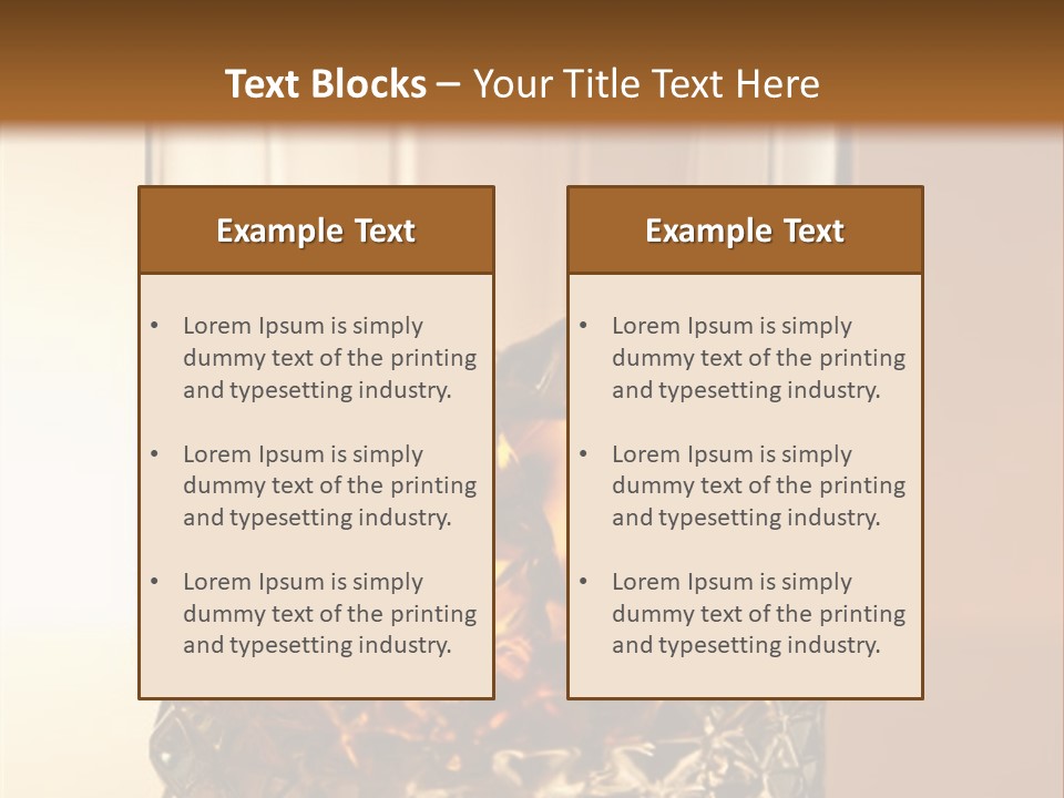 Liquor On The Rocks Bar PowerPoint Template