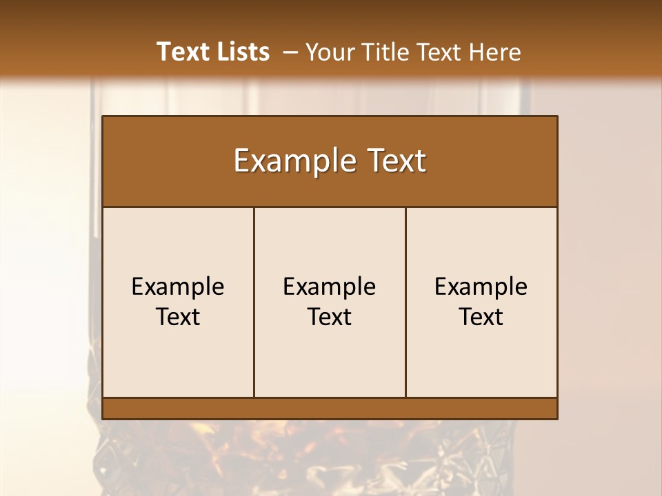 Liquor On The Rocks Bar PowerPoint Template