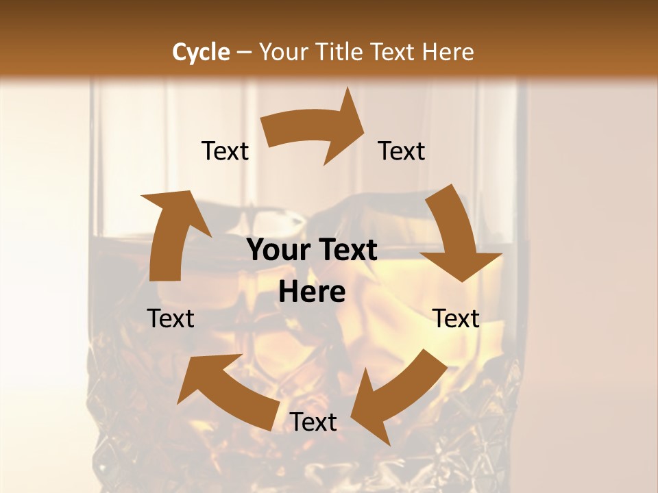 Liquor On The Rocks Bar PowerPoint Template