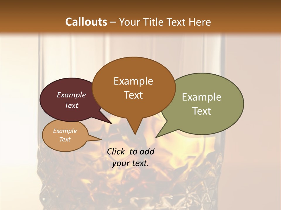 Liquor On The Rocks Bar PowerPoint Template