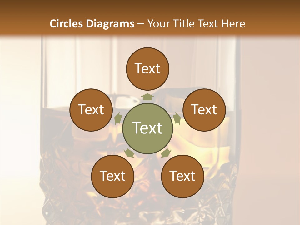 Liquor On The Rocks Bar PowerPoint Template