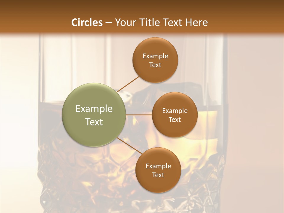 Liquor On The Rocks Bar PowerPoint Template