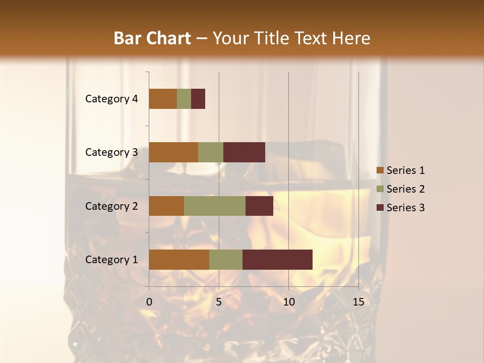 Liquor On The Rocks Bar PowerPoint Template