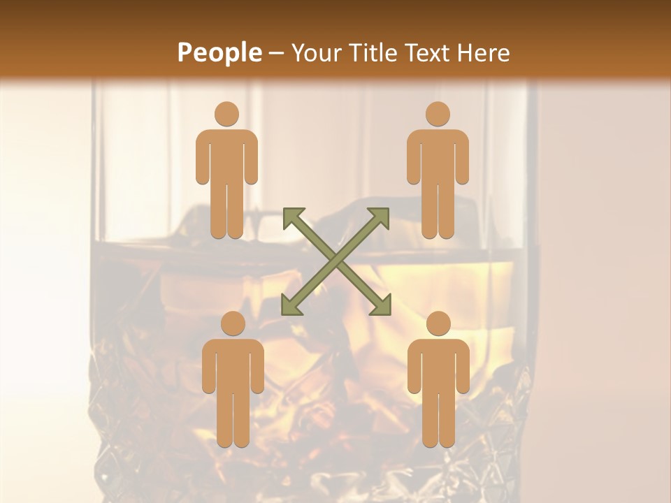 Liquor On The Rocks Bar PowerPoint Template