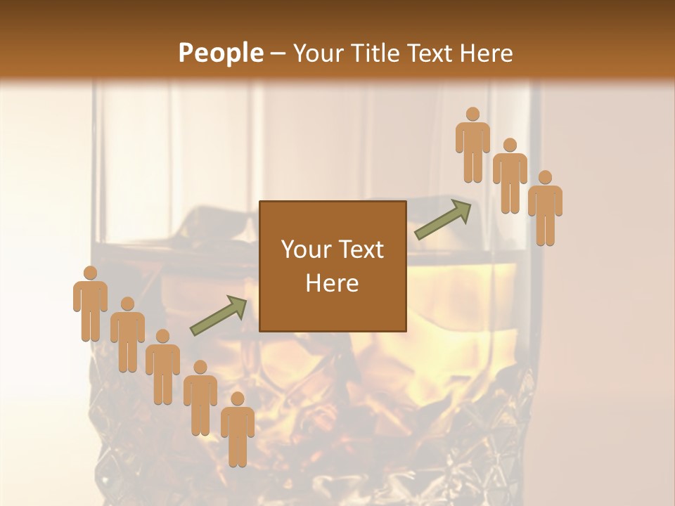 Liquor On The Rocks Bar PowerPoint Template