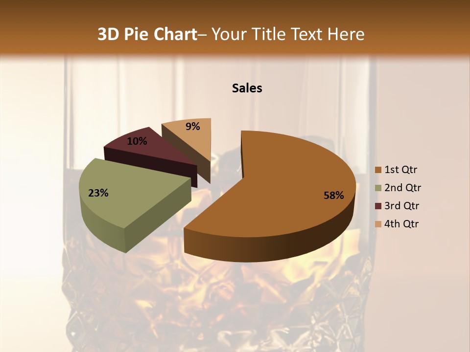 Liquor On The Rocks Bar PowerPoint Template