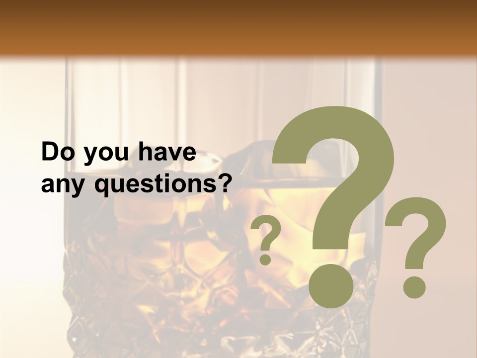 Liquor On The Rocks Bar PowerPoint Template