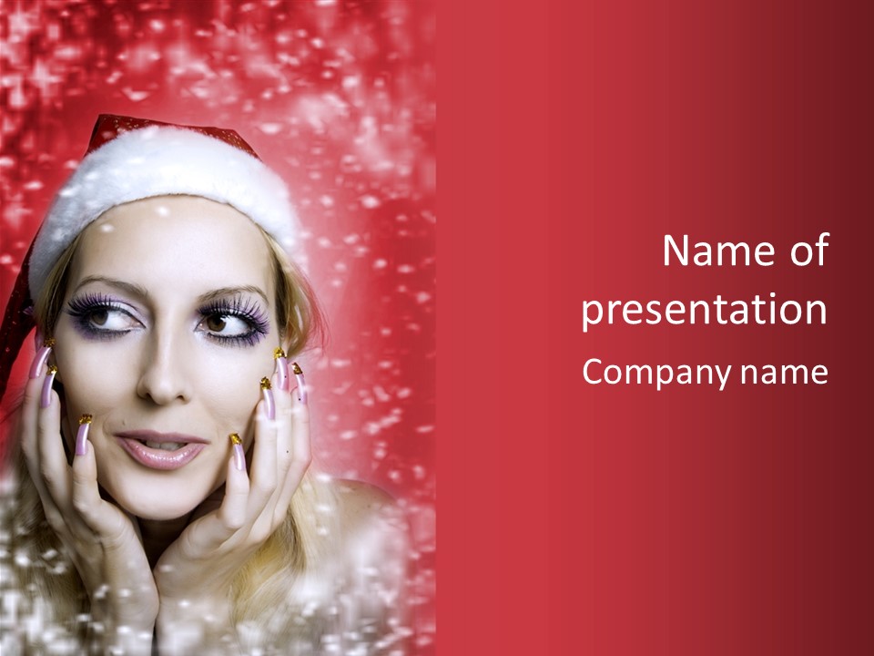 Creative Skin Model PowerPoint Template