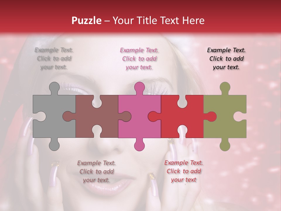 Creative Skin Model PowerPoint Template