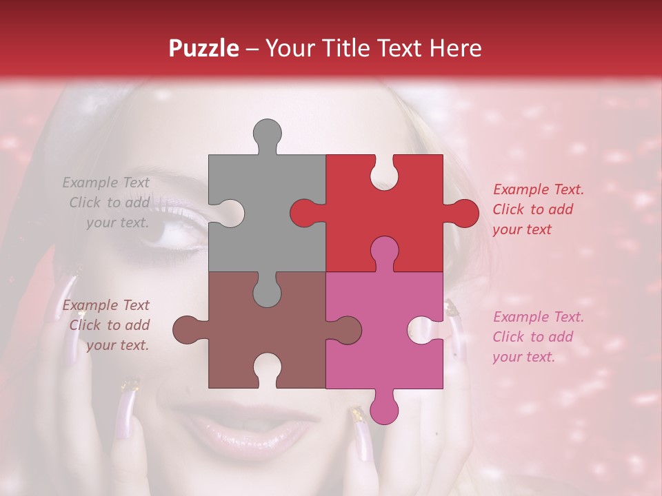 Creative Skin Model PowerPoint Template