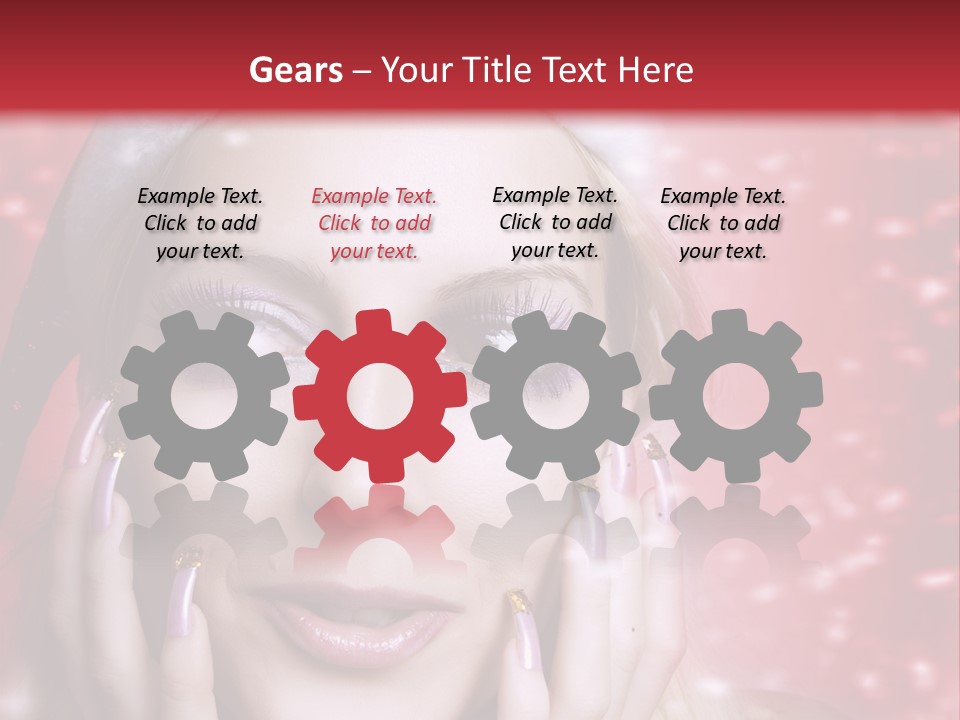 Creative Skin Model PowerPoint Template