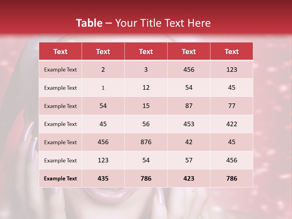 Creative Skin Model PowerPoint Template