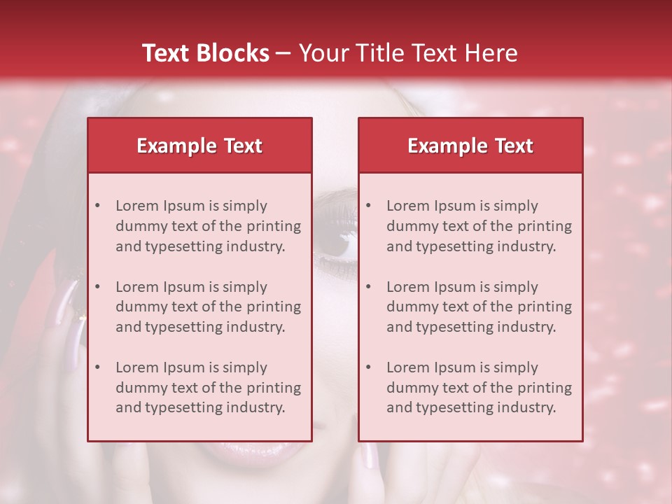 Creative Skin Model PowerPoint Template