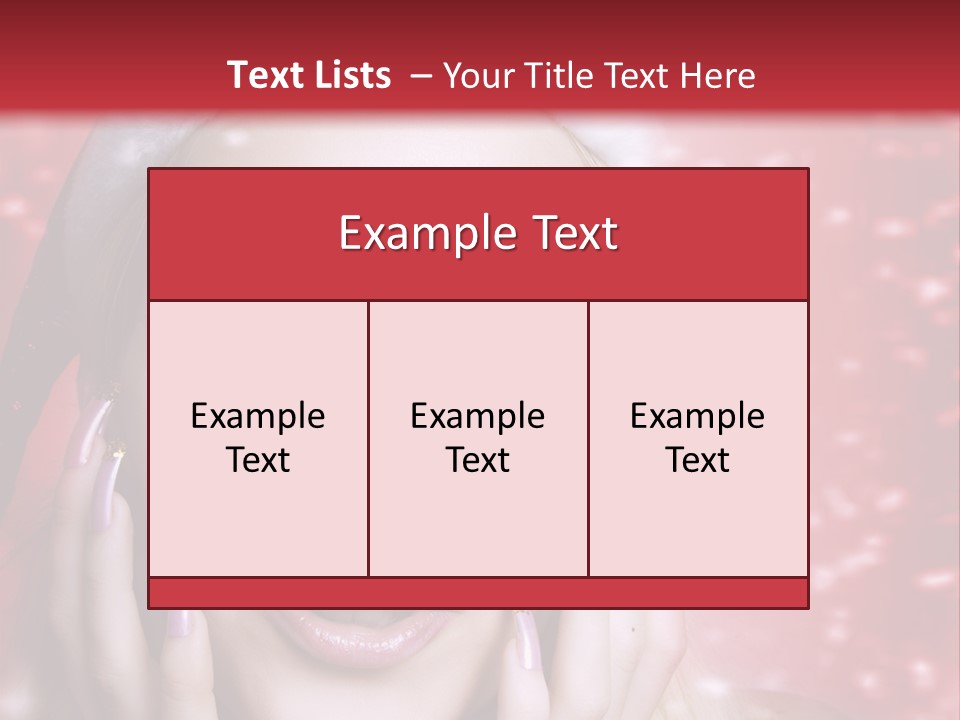 Creative Skin Model PowerPoint Template