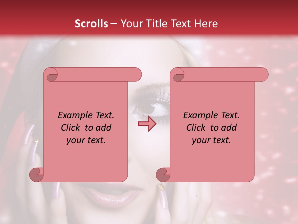 Creative Skin Model PowerPoint Template