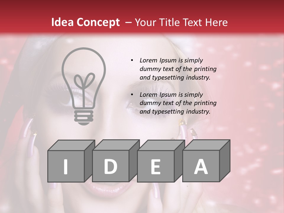 Creative Skin Model PowerPoint Template