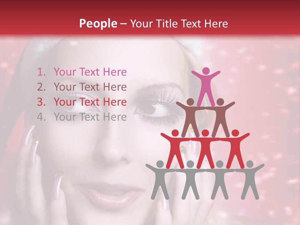 Creative Skin Model PowerPoint Template