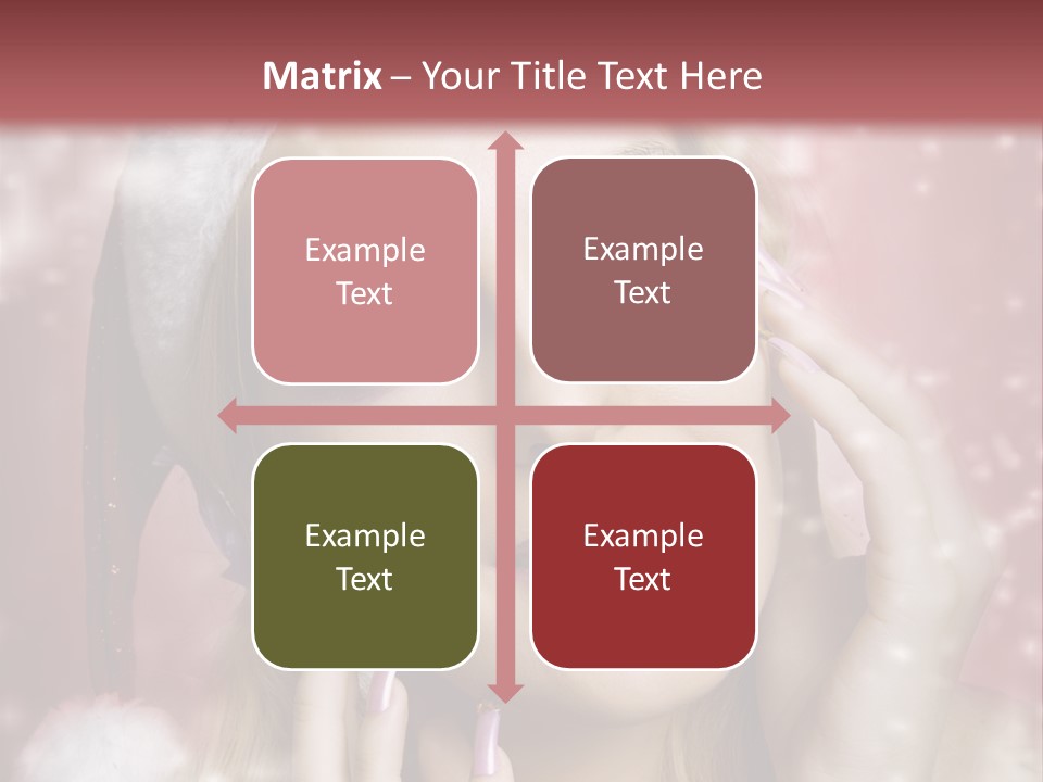 Snow Long Hat PowerPoint Template