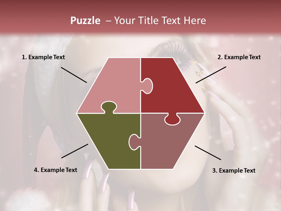 Snow Long Hat PowerPoint Template