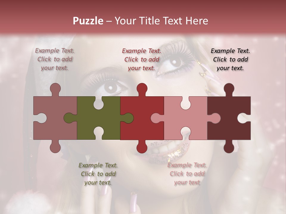 Snow Long Hat PowerPoint Template