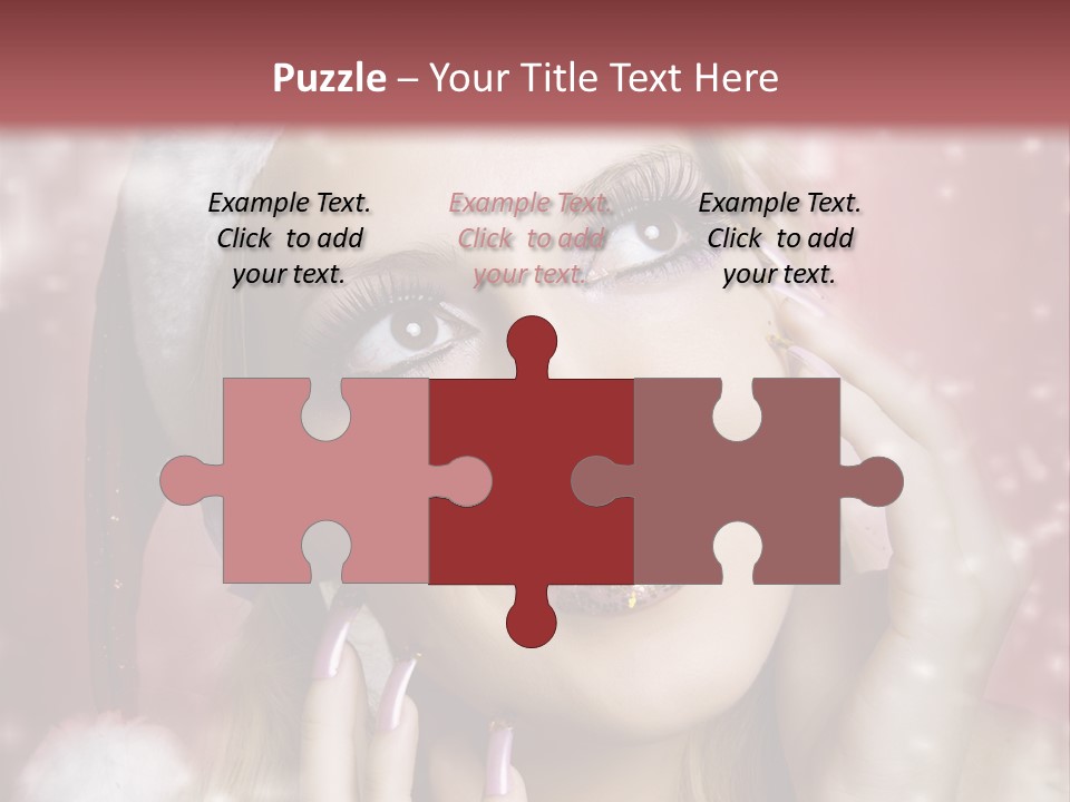 Snow Long Hat PowerPoint Template