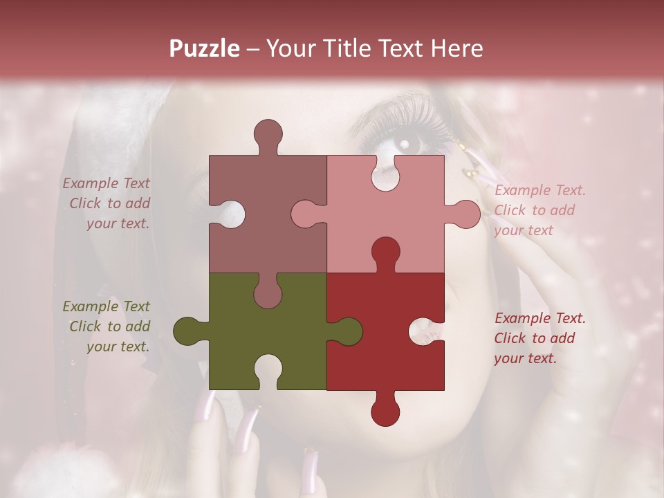 Snow Long Hat PowerPoint Template