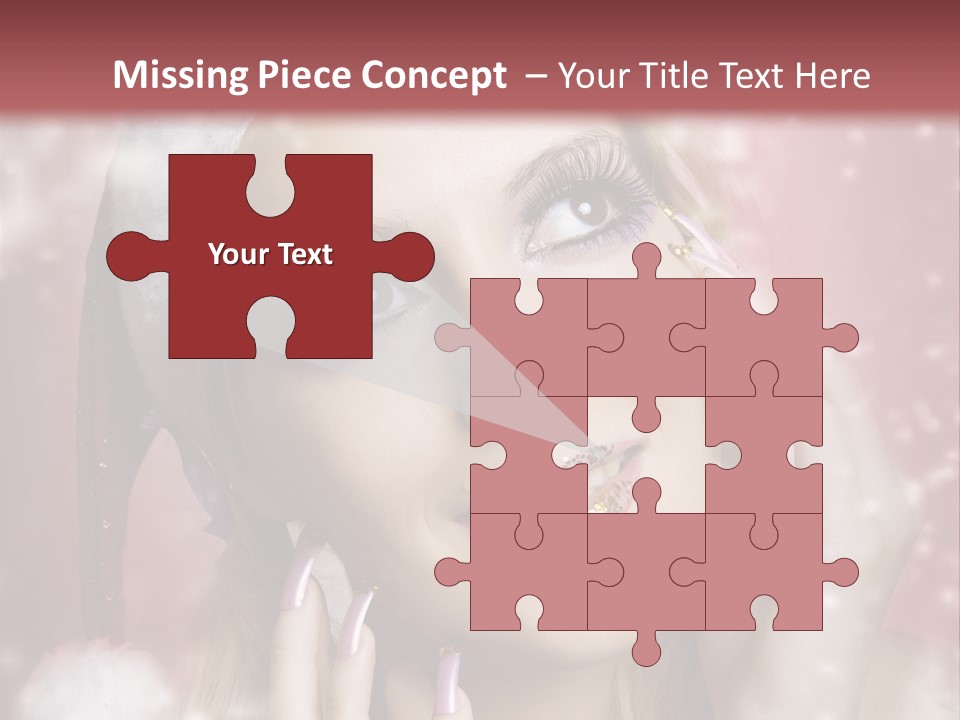 Snow Long Hat PowerPoint Template