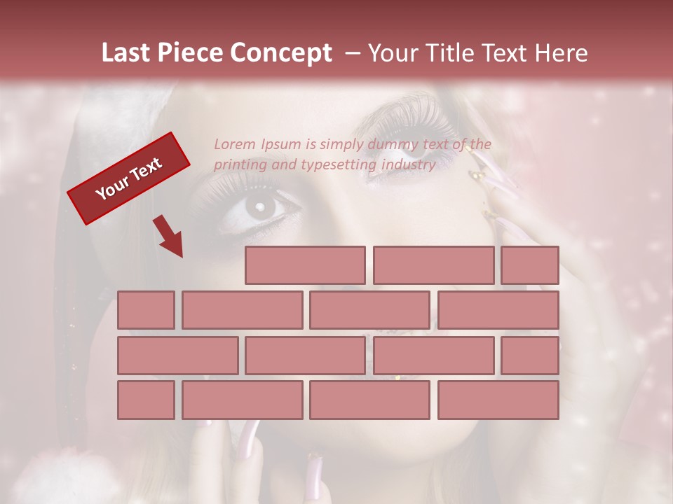 Snow Long Hat PowerPoint Template