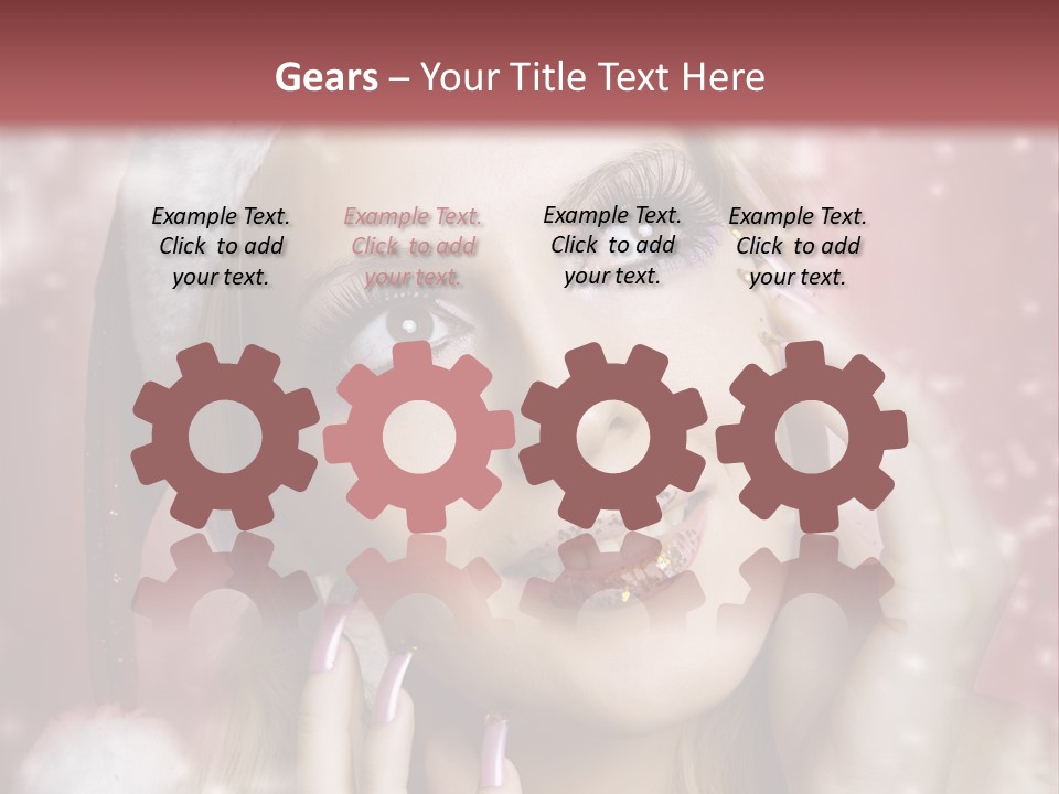 Snow Long Hat PowerPoint Template