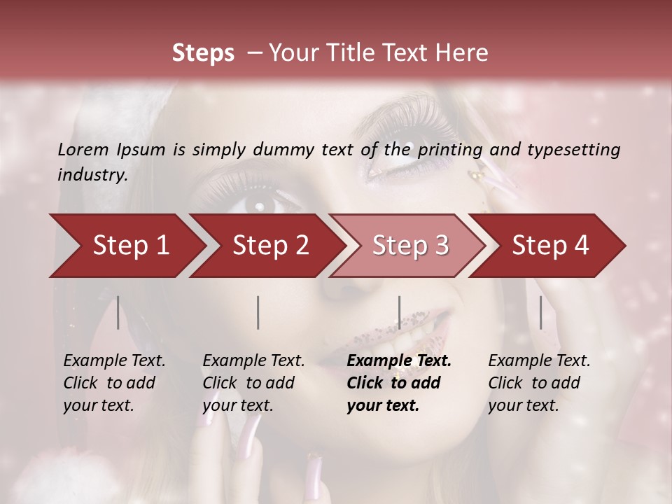 Snow Long Hat PowerPoint Template