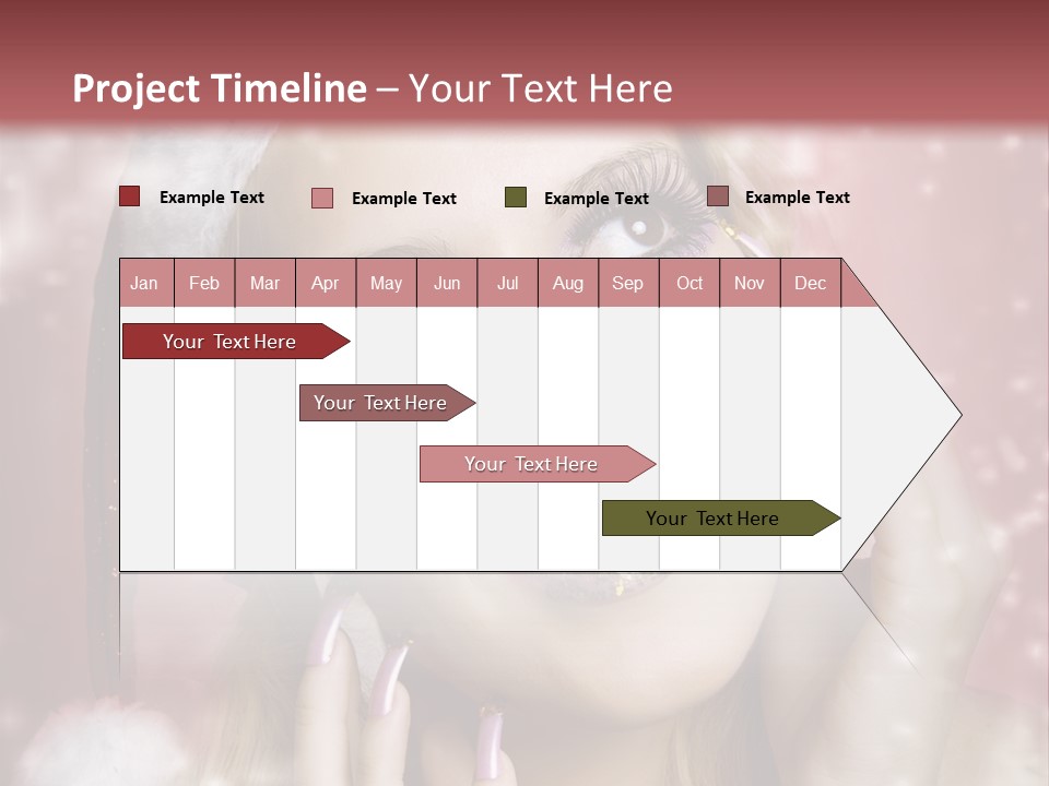 Snow Long Hat PowerPoint Template