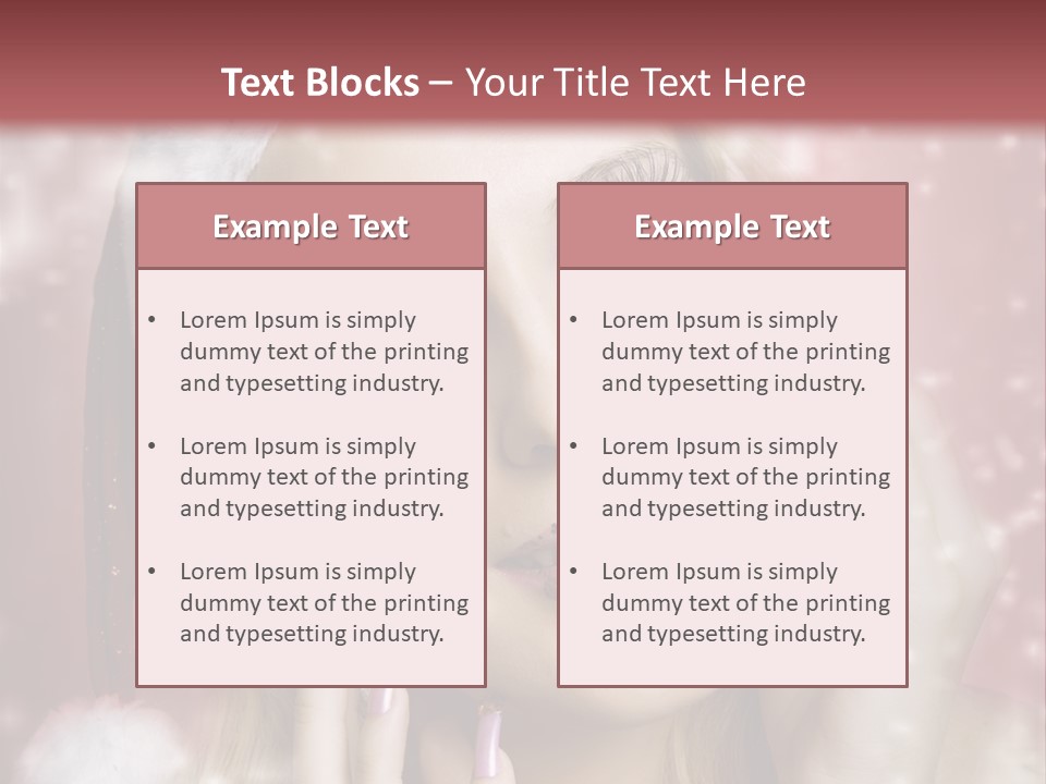 Snow Long Hat PowerPoint Template